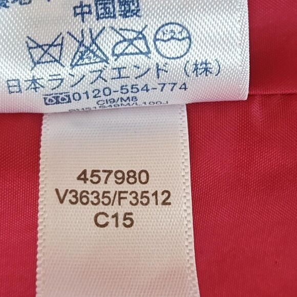 Lands' End Jacket Womens 16 Fuchsia Pink Wool Blend Full Zip Stand Collar - Picture 7 of 13